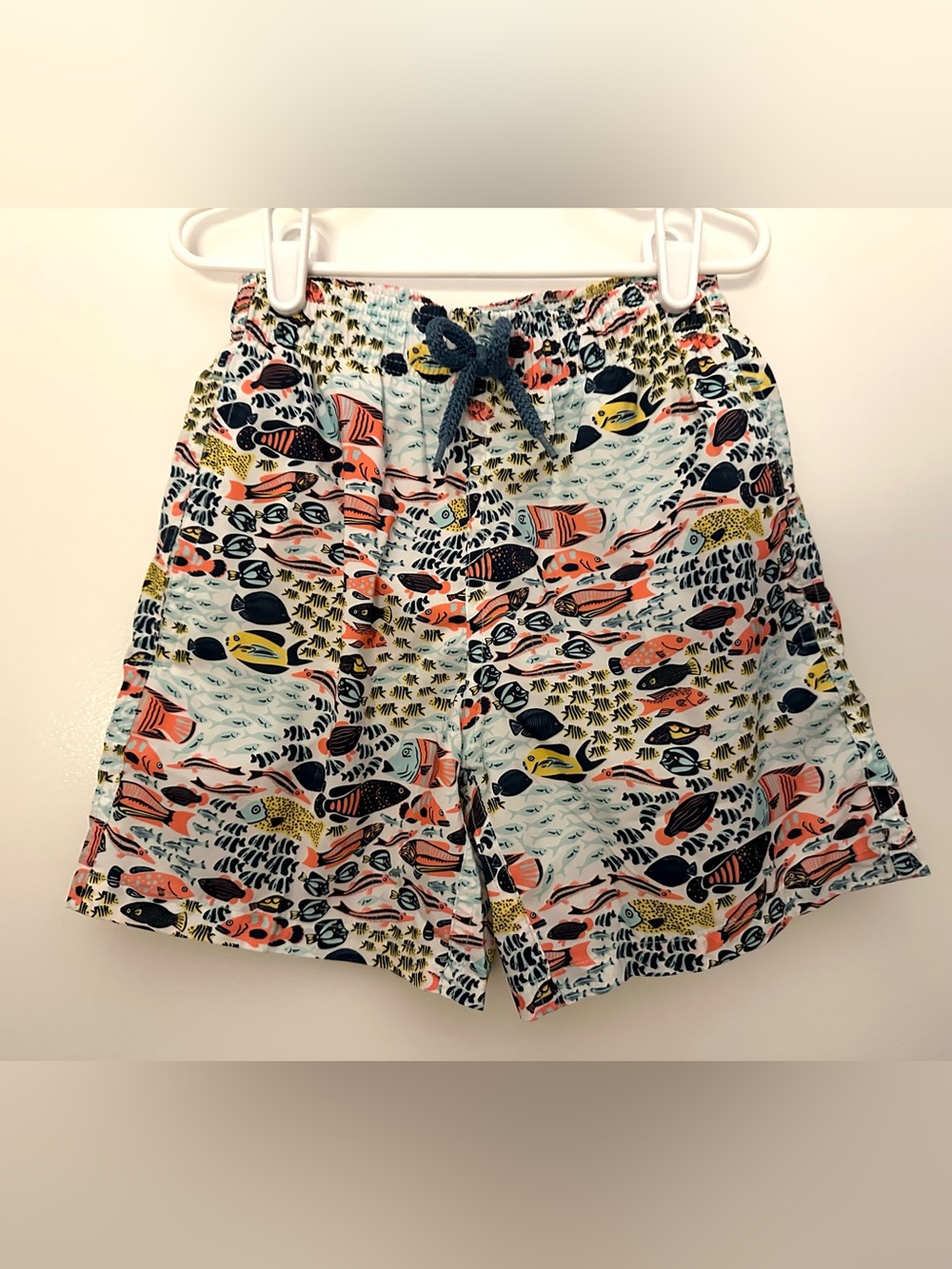 Kids- Vilebrequin Swim Trunks with Multicolor Fish Print